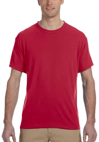 Jerzees Men's Sport 100% Polyester Work Out Gym S-xl T-shirt R-21m