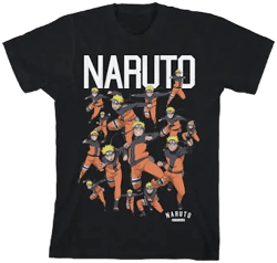 Naruto Character Squad Youth Graphic Tee