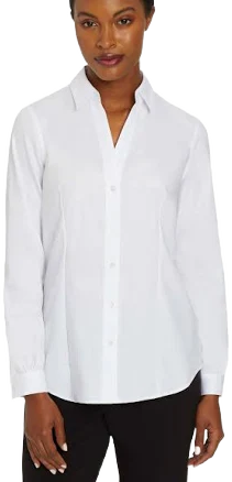 JONES NEW YORK Women's Easy-Care Cotton Shirt