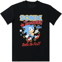 Gotta Go Fast Sonic The Hedgehog Graphic Tee