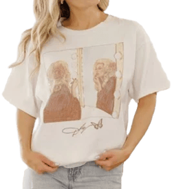 Dolly Parton Lipstick THRIFTED Tee