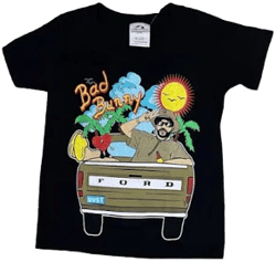 Bad Bunny in Truck Graphic Tee