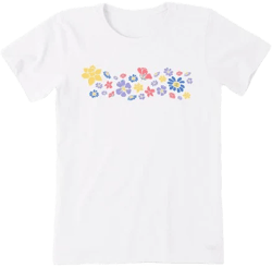 Life Is Good Women's Spring Wildflower T-Shirt