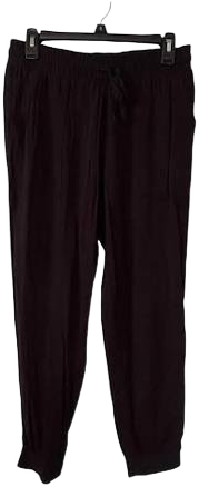 Splendid USA Small Black joggers Drawstring Side Pockets Pants Rayon - Splendid1