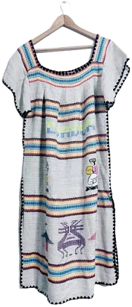 Handmade Embroidered Peruvian Ethnic Dress