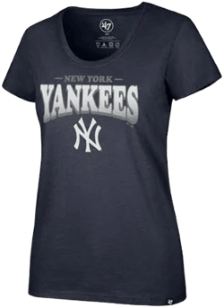 '47 Brand Women's New York Yankees Club Scoop Neck T-Shirt