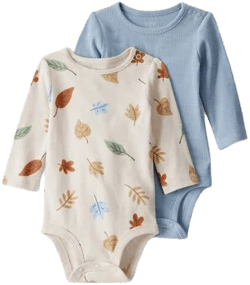 Little Planet Baby 2-Pack Organic Cotton Bodysuits