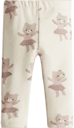 Baby H&M Printed Brushed-Inside Leggings