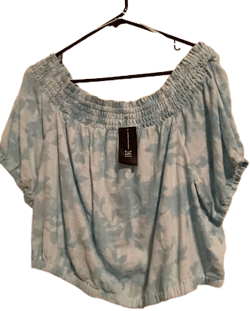 INC.Linen Floral Blouse