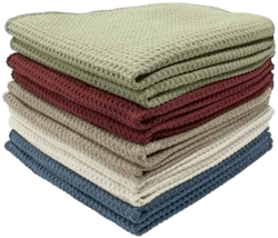 Eurow Microfiber Waffle Weave Dish Cloths