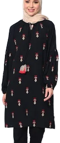 Embroidered Tunic with Pockets