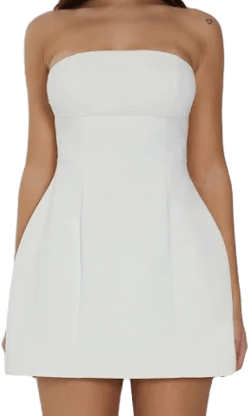 Eres Strapless Bustier Mini Dress