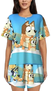 Women's 2-Piece Short-Sleeved Pajama Set