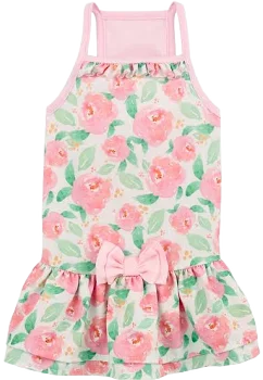 Frisco Pink Floral Dog & Cat Dress