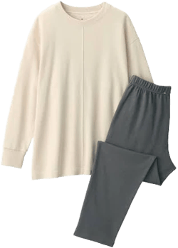 Muji Women's Loose-Twist Loungewear Set