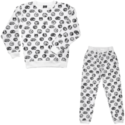 Monmon Cats Curled Cat French Terry Set