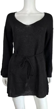 Free People Belted Pullover Sweater