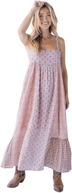 Wildflower Wonder Jenny Cotton Maxi Dress