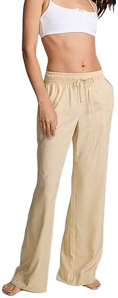 Women's Pink Everyday Easy Wide-Leg Pants