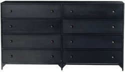 Four Hands Belmont 8 Drawer Metal Dresser