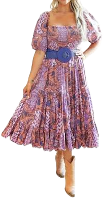 Abi Flamingo Dress