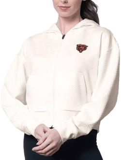MSX by Michael Strahan Chicago Bears Eleanor Full-Zip Hoodie