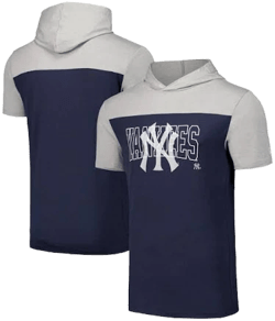 New Era Men's New York Yankees Active Brushed Hoodie T-Shirt