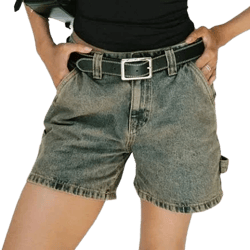 Trendsi Hazel Blues High-Waist Denim Shorts