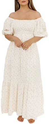 Livvy Cotton Maxi Dress