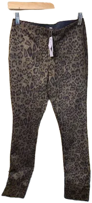 Philosophy Leopard Print Pull On Dress Pants