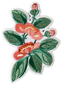 Floral Iron-On Patch
