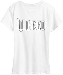 Wicked Women's Outline Logo Graphic T-Shirt