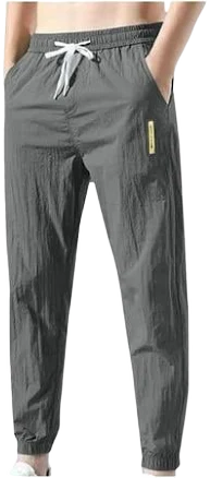 Men's Lightweight Quick Dry Breathable Joggers with Pockets