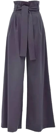 Julia Allert High Waist Long Wide Leg Trousers