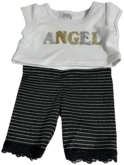 Build A Bear Outfit Leggings Pants Top Shirt