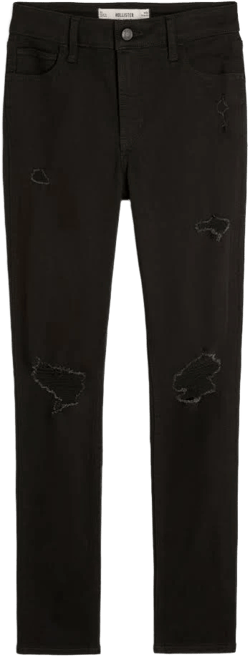 Hollister Women's High-Rise Ripped Super Skinny Jeans
