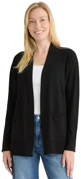 Time and Tru Women's Lightweight Open Front Cardigan Sweater