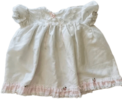 Vintage 80s Floral Smocking Dress