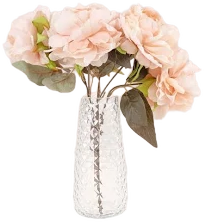 TableclothsFactory 6-Pack Glass Urn Vases