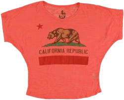 Delia*S Women's California Republic Graphic T-Shirt