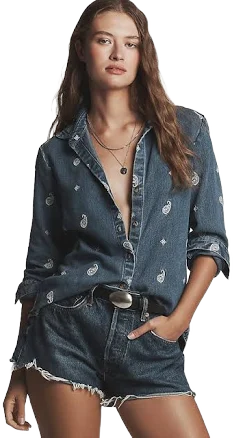 Cloth & Stone Women's Chambray Buttondown Shirt