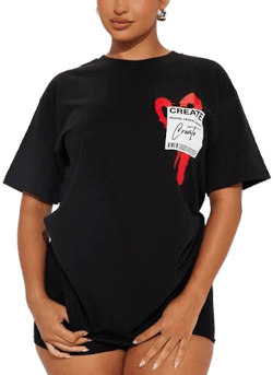 Fashion Nova Plus Size Graphic T-Shirt