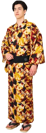 Gold Marble Men’s Yukata