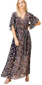 Priscilla Floral Wrap Dress