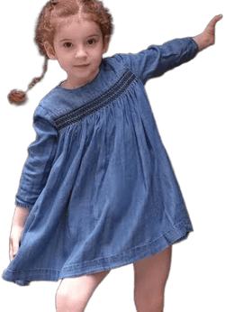 NoCry Simple Retro Linen Dress