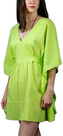 Cotton Tunic Dress with Belt