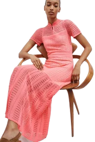 Me+em Women's Conceal + Reveal Knit Maxi Dress