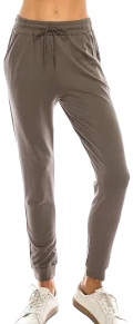 Women's French Terry Sweat Pants Relaxed Fit Drawstring Fleece Jogger