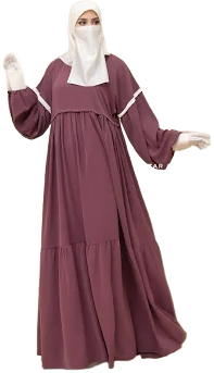 Mubina Tiered Abaya Dress