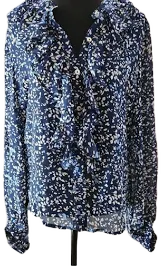 Floral Ruffle Blouse